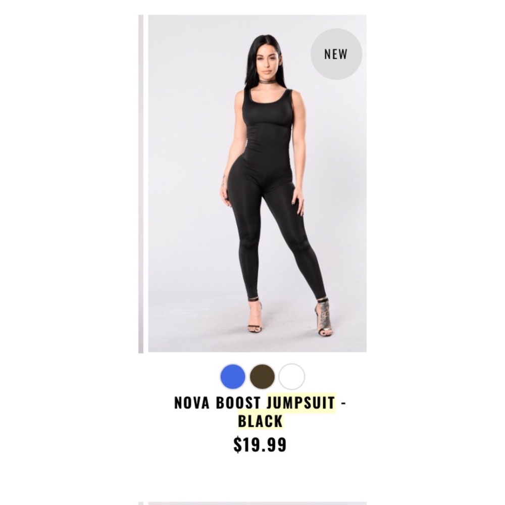 Fashion Nova Black Bodysuit